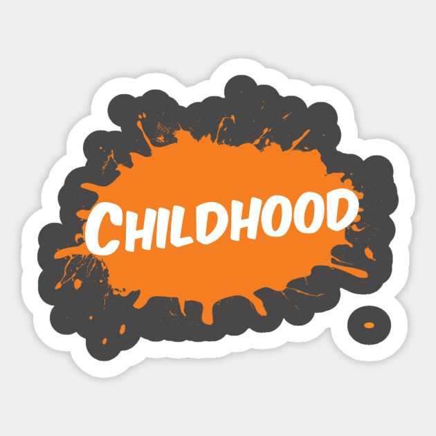 Childhood Sticker by stephen0c